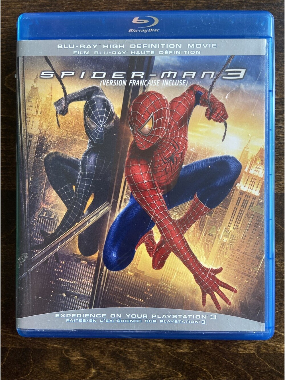 Spiderman 3 Blu-Ray Movie Tested Complete PG 2007